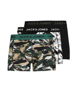 Jack & Jones Boxershorts Heren Trunks JACEFFECT 3-Pack