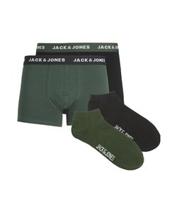 Jack & Jones JACBASIC SOLID WEEKEND SET Green / Black