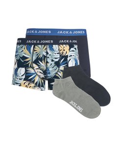 Jack & Jones JACPALMS WEEKENDSET Blauw / Grijs 4-Delig