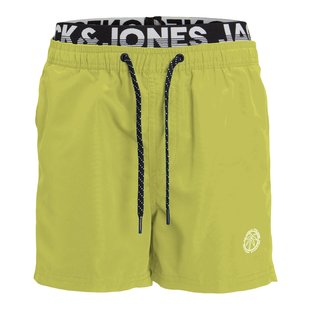 Jack & Jones Junior Zwemshorts Jongens JPSTFIJI Dubbele Waistband Lime Groen