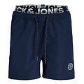 Jack & Jones Junior Jack & Jones Junior Zwemshorts Jongens JPSTFIJI Dubbele Waistband Navy Blauw