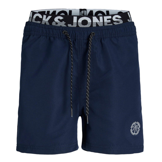 Jack & Jones Junior Jack & Jones Junior Swim Shorts Boys JPSTFIJI Double Waistband Navy Blue