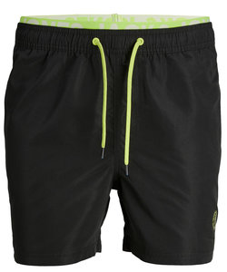 Jack & Jones Junior Swim Shorts Boys JPSTFIJI Double Waistband Black