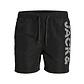Jack & Jones Junior Jack & Jones Junior Swim Shorts Boys SPICELOGO Black