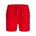 Jack & Jones Junior Jack & Jones Junior Swim Shorts Boys SPICELOGO Red