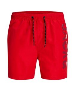 Jack & Jones Junior Swim Shorts Boys SPICELOGO Red