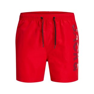 Jack & Jones Junior Swim Shorts Boys SPICELOGO Red