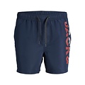 Jack & Jones Junior Jack & Jones Junior Swim Shorts Boys SPICELOGO Navy Blazer