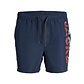 Jack & Jones Junior Jack & Jones Junior Swim Shorts Boys SPICELOGO Navy Blazer