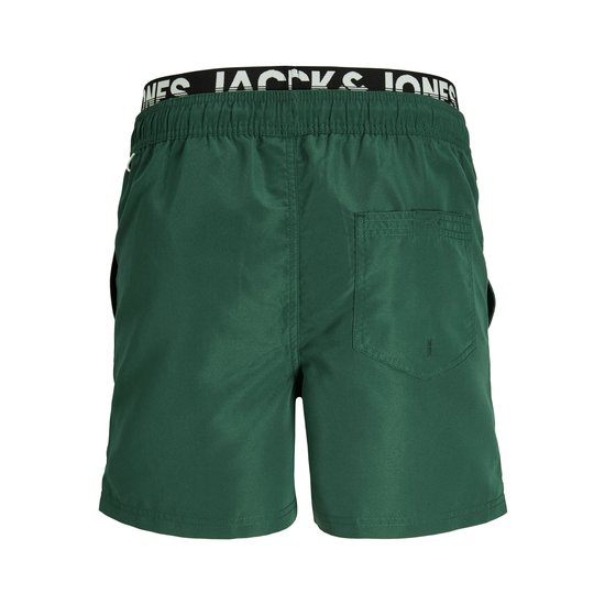 Jack & Jones Jack & Jones Plus Size Zwemshorts Heren JPSTFIJI Dubbele Waistband Groen