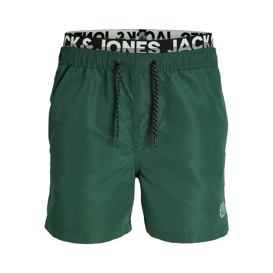 Jack & Jones Jack & Jones Plus Size Swim Shorts Men JPSTFIJI Double Waistband Green