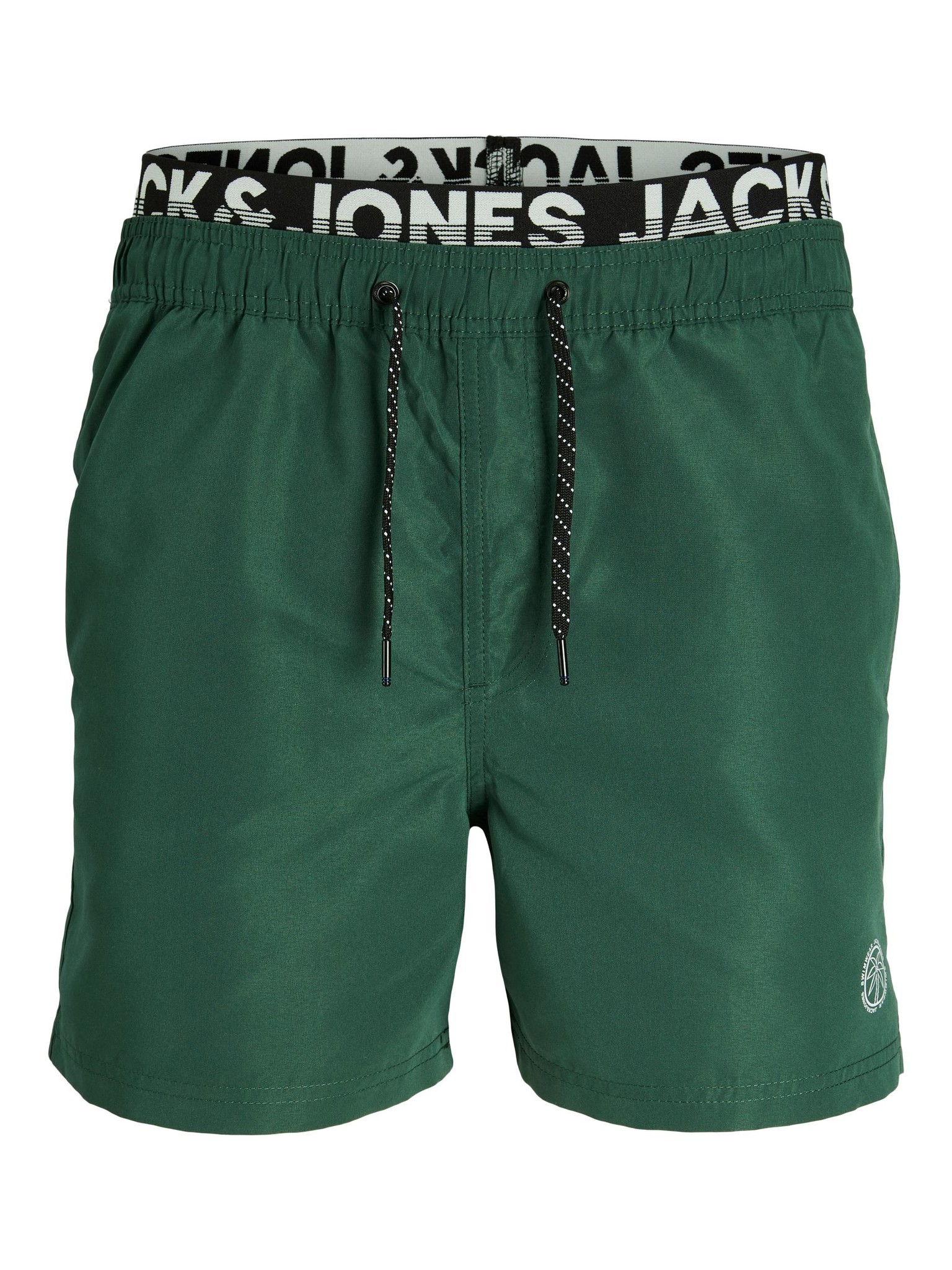 Jack Jones Jack Jones Plus Size Zwemshorts Heren JPSTFIJI Dubbele Waistband Groen