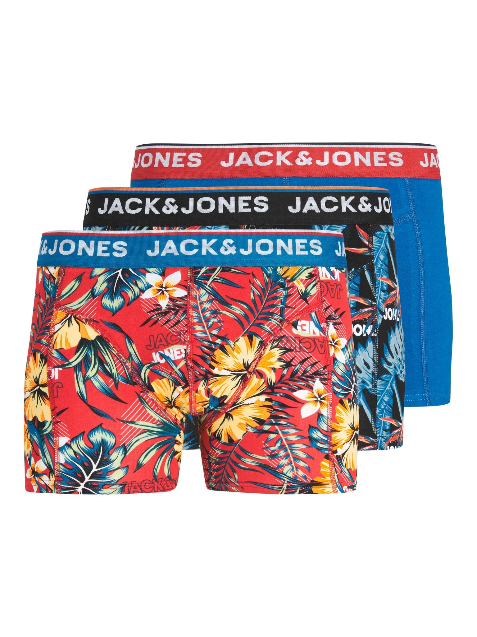 Jack Jones Junior Jack Jones Junior Boxershorts Jongens JACAZORES Print 3 Pack