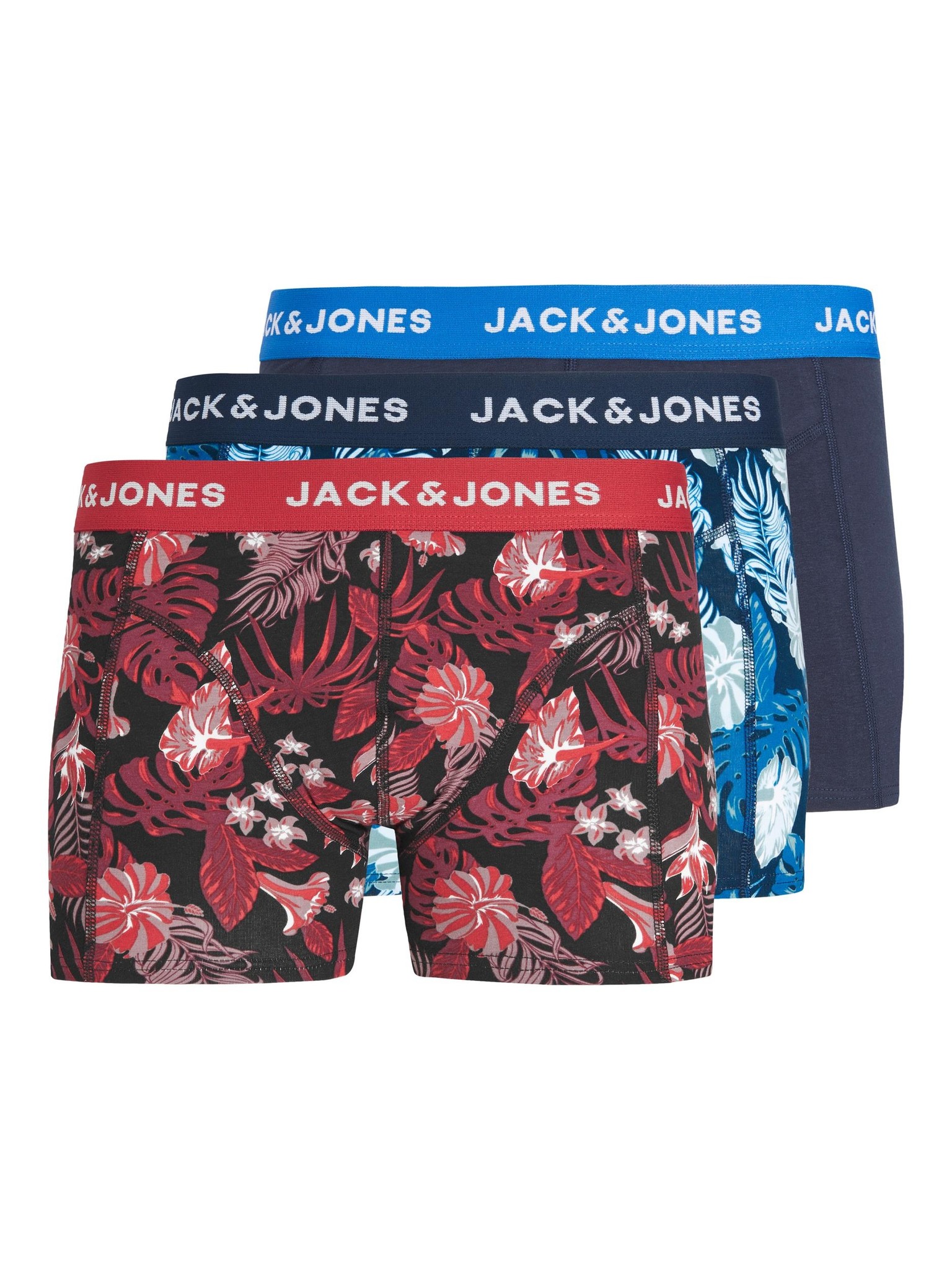 Jack Jones Junior Jack Jones Junior Boxershorts Jongens JACJOEL FLORAL Print 3 Pack