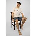 Phil & Co Phil & Co Shortama Men's Pajama Set Cotton Ecru