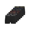 Jack & Jones Junior Jack & Jones Junior Zwarte Boxershorts Jongens JACBASIC 7-Pack Zwart