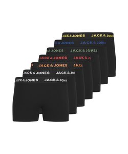 Jack & Jones Junior Boxershorts Jongens JACBASIC 7-Pack Zwart