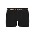 Jack & Jones Junior Jack & Jones Junior Zwarte Boxershorts Jongens JACBASIC 7-Pack Zwart