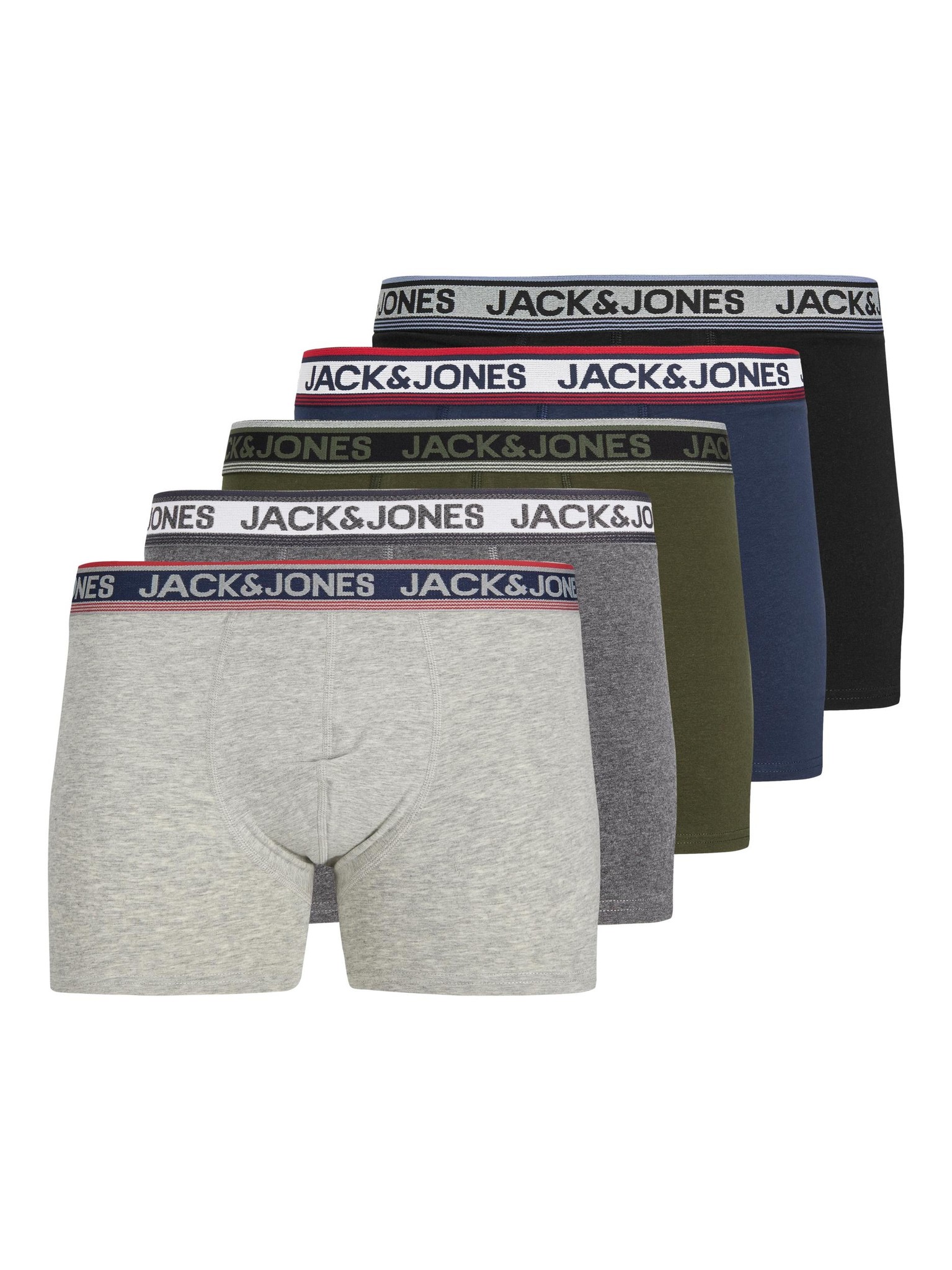 Jack Jones Junior Jack Jones Junior Effen Boxershorts Jongens JACVANCE 5 Pack