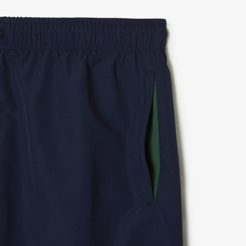 Lacoste Lacoste Zwemshort Heren Navy Blauw - Zwembroek