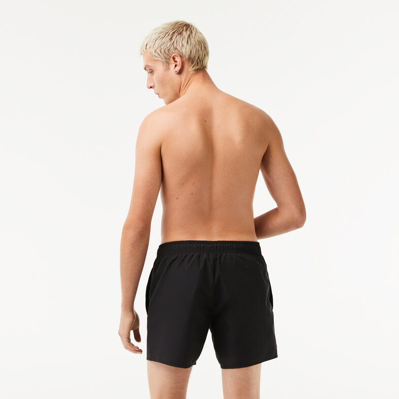 Lacoste Lacoste Zwemshort Heren Zwart - Zwembroek
