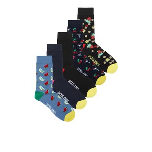 Jack & Jones Socks Men JACFRUIT Print Men's Socks 5-Pack