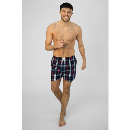 MG-1 MG-1 Wide Boxer Shorts Men Woven Cotton Multipack 6-Pack