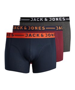 Jack & Jones Plus Size Boxershorts Heren Trunks JACLICHFIELD 3-Pack