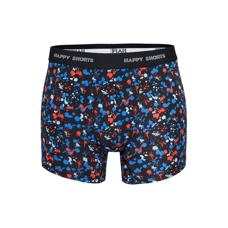 Happy Shorts Happy Shorts 3-Pack Boxer Shorts Men D908 Neon Colour Splashes Print