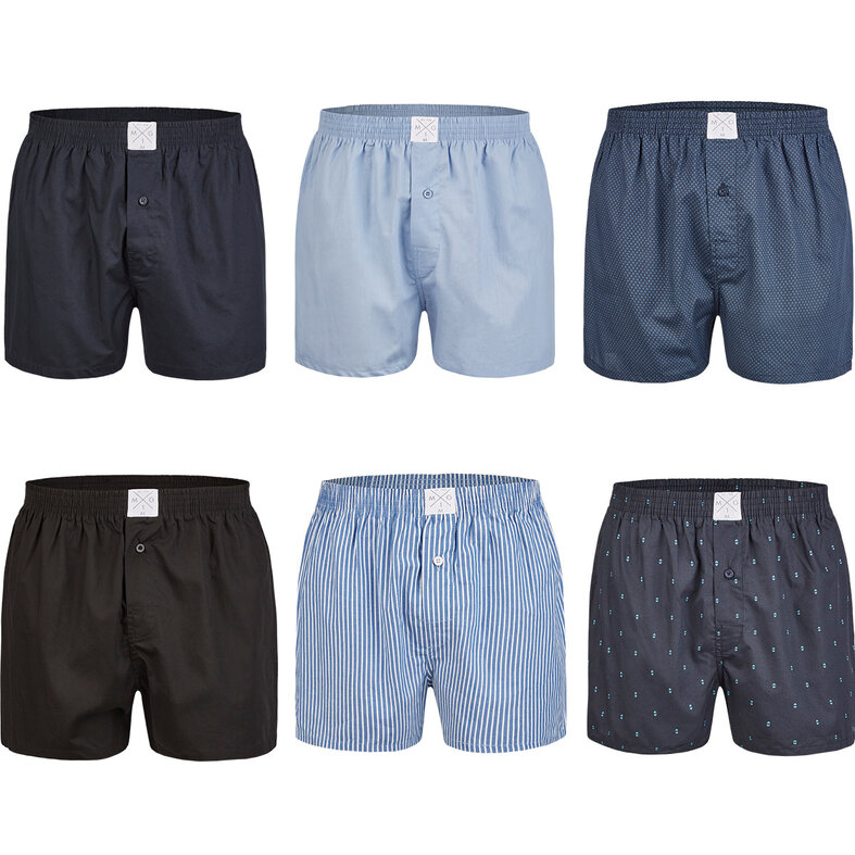 MG-1 MG-1 Wijde Boxershorts Heren 6-Pack D929 Multipack