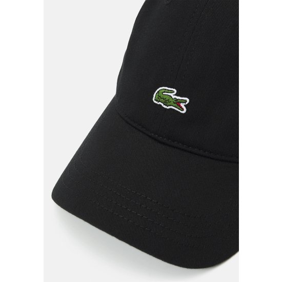 Lacoste Lacoste Unisex Women's / Men's Cap Cotton Black