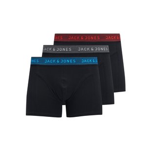 Jack & Jones Junior Black Boxer Shorts Boys JACWAISTBAND 3-Pack