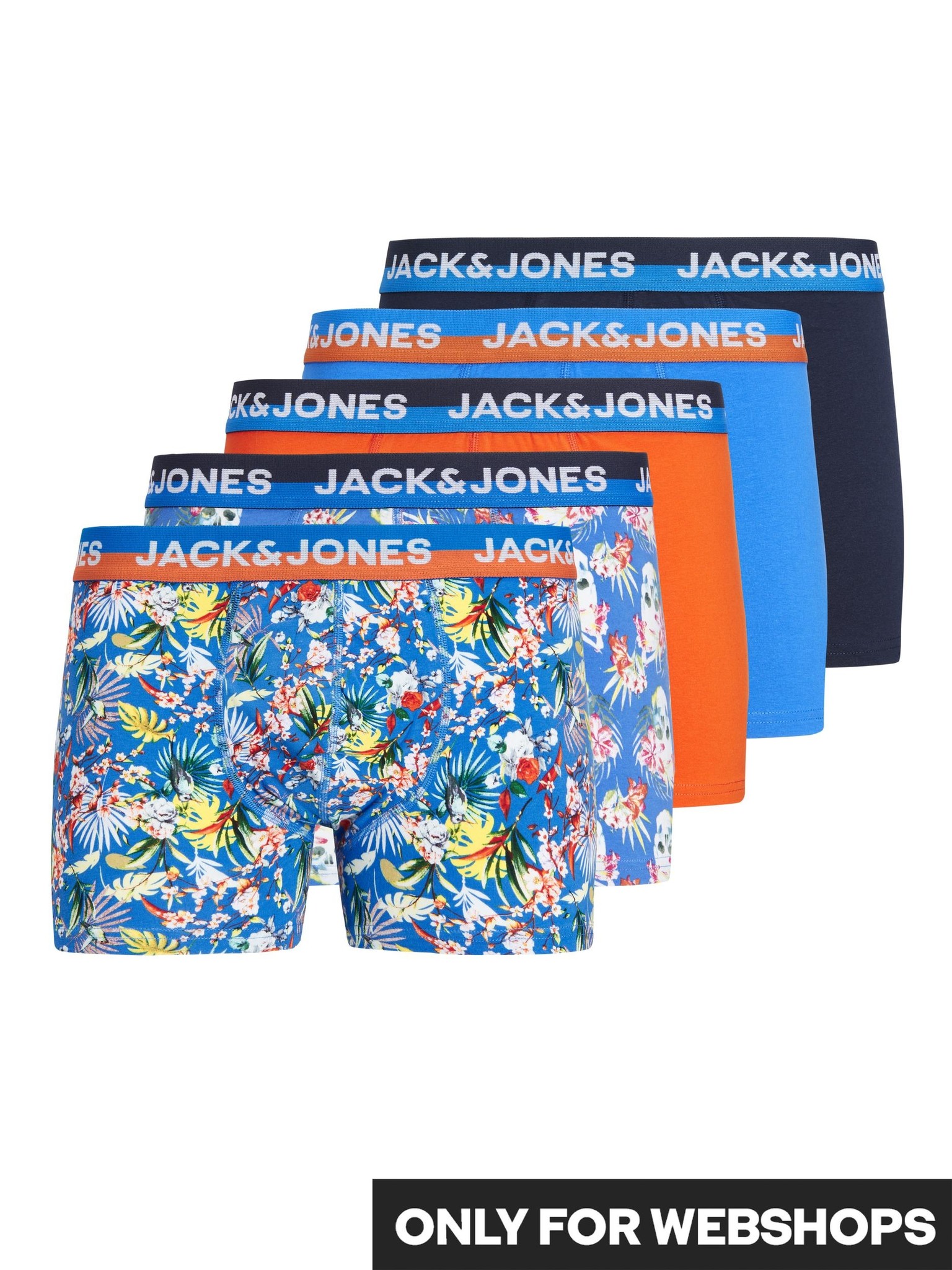 Jack Jones Junior Jack Jones Junior Boxershorts Jongens JACPALM 5 Pack
