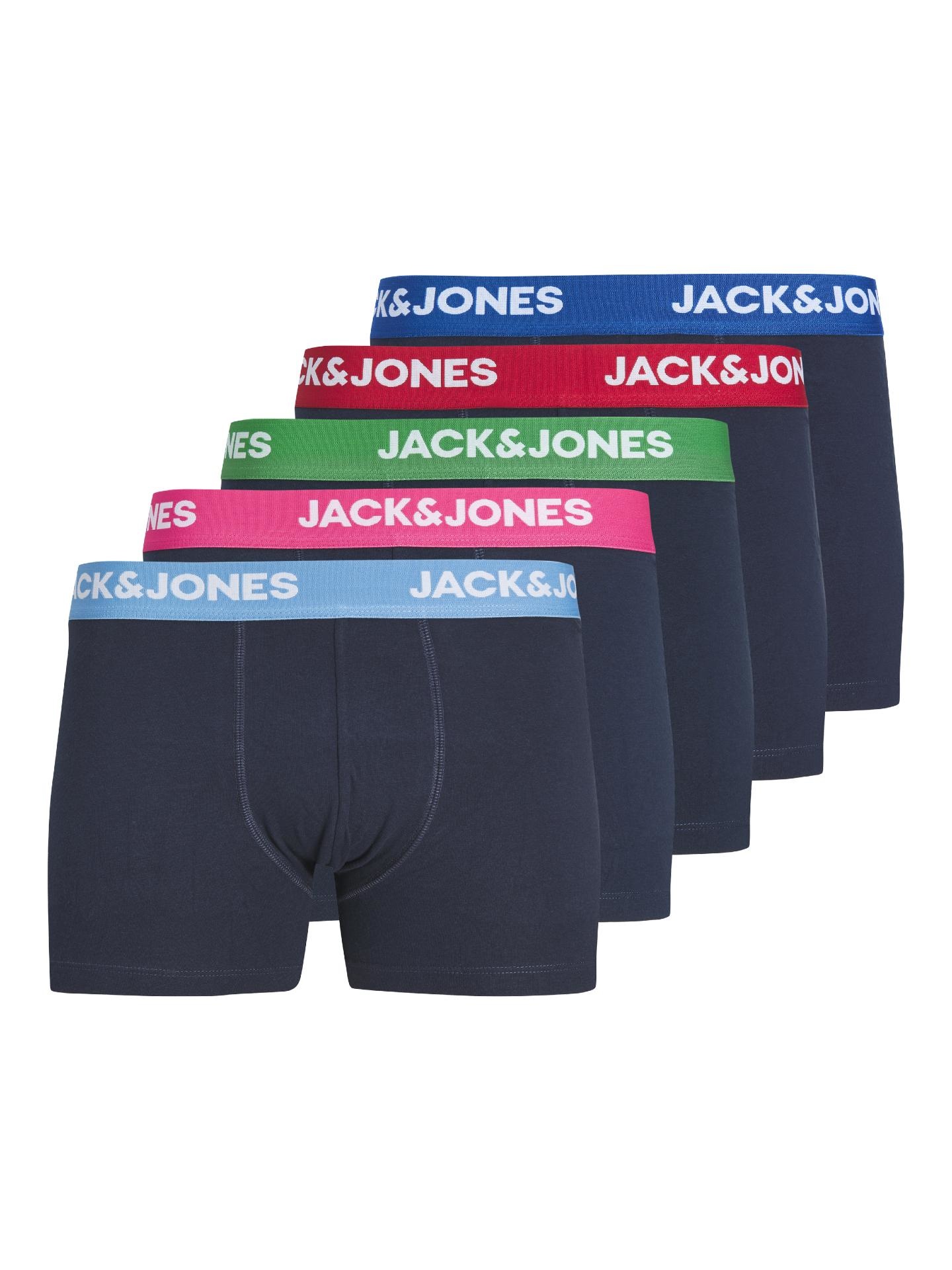 Jack Jones Jack Jones Plus Size Boxershorts Heren Trunks JACNORMAN 5 Pack