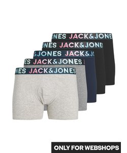 Jack & Jones Boxershorts Heren Trunks JACTAMPA 5-Pack