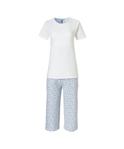 Catherines Combed Cotton Mood Soft Textured Women's Capri Pajama