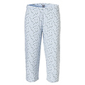 By Louise By Louise Women's Capri Short Pajama Set White / Blue