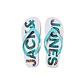 Jack & Jones Jack & Jones Teenslipper Heren JFWLOGO Palm Print Grijs