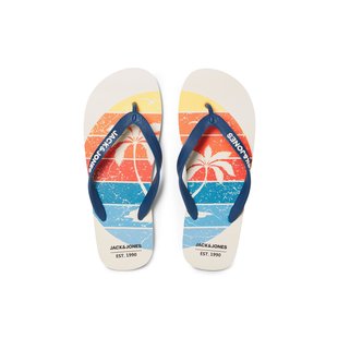 Jack & Jones Flip Flops Mens JFWSURF Print Nautical Blue