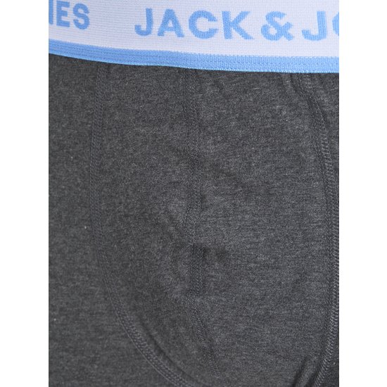 Jack & Jones  Jack & Jones Heren Boxershort JACMILO Boxer Briefs 5-Pack Donkergrijs