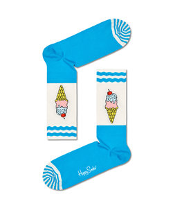 Happy Socks Socks With Print Ice Cream Blue