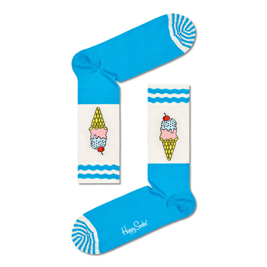 Happy Socks Happy Socks Socks With Print Ice Cream Blue