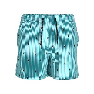 Jack & Jones Zwemshort Heren JPSTFIJI Gestreept Tucan Groen