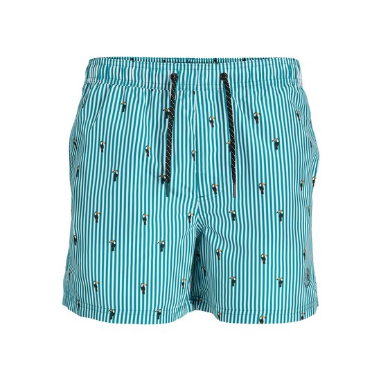 Jack & Jones Jack & Jones Zwemshort Heren JPSTFIJI Gestreept Tucan Groen