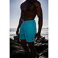 Happy Shorts Happy Shorts Zwemshort Heren Basic Effen Ocean Groen