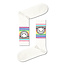 Happy Socks Happy Socks Pride Happiness Socks White 1 pair