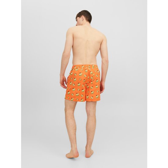 Jack & Jones Jack & Jones Swim Shorts Men JPSTFIJI Orange Avocado Print