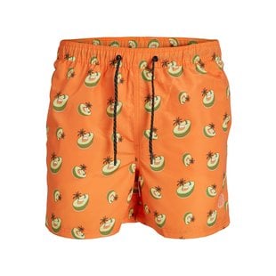 Jack & Jones Zwemshort Heren JPSTFIJI Oranje Avocado Print