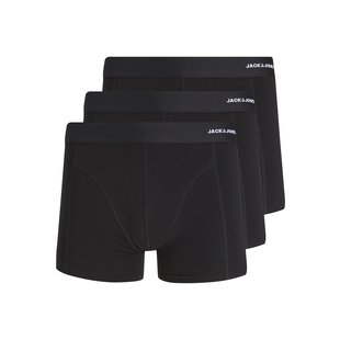 Jack & Jones Boxer Shorts Men Trunks Black JACBASIC Bamboo 3-Pack