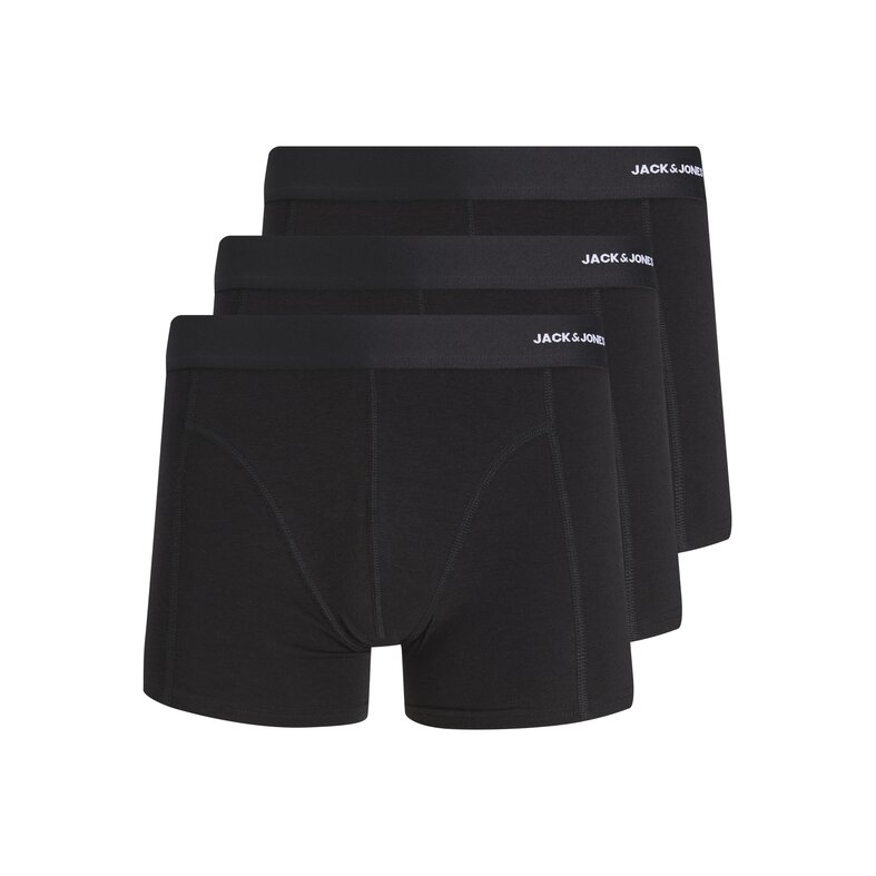 Jack & Jones Jack & Jones Boxer Shorts Men Trunks Black JACBASIC Bamboo 3-Pack